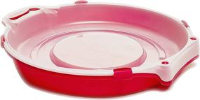 img 1 attached to 🎄 Homz Red Holiday Wreath Plastic Storage Box - 24" - Clear Lid - Premium Quality (1 Pack)