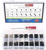💻 ultimate laptop screw replacement kit with phillips screwdriver – glarks 880pcs for lenovo dell toshiba sony samsung hp gateway logo