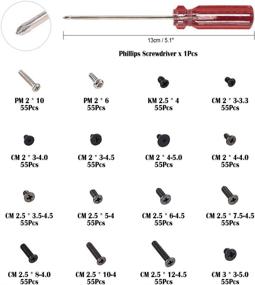 img 3 attached to 💻 Ultimate Laptop Screw Replacement Kit with Phillips Screwdriver – Glarks 880pcs for Lenovo Dell Toshiba Sony Samsung HP Gateway