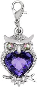 img 2 attached to 🦉 Cousin DIY 39910242 Swarovski Crystal Owl Charm Bracelet Combo, Crafted for Personal Style Enhancement