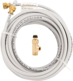 img 4 attached to 🚰 25-Feet PEX Ice Maker Installation Kit with Stop Tee, 1/4" Compression Fittings, for Potable Drinking Water - Ideal Appliance Water Line Tubing Solution