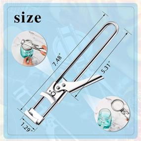 img 3 attached to 🔧 Master Opener Adjustable Jar and Bottle Opener: A Multifunctional Stainless Steel Can Opener and Jar Lid Gripper for Easy Opening - Ideal Kitchen Accessory for Weak Hands and Seniors (1 Piece)