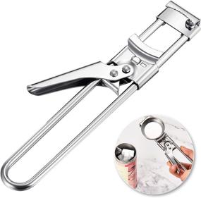 img 4 attached to 🔧 Master Opener Adjustable Jar and Bottle Opener: A Multifunctional Stainless Steel Can Opener and Jar Lid Gripper for Easy Opening - Ideal Kitchen Accessory for Weak Hands and Seniors (1 Piece)