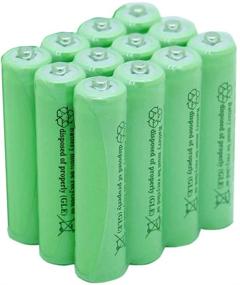 img 1 attached to GEILIENERGY AA Rechargeable NiCD Battery Pack of 12 - 1.2V 600mAh High Capacity Batteries for Solar Lights, Garden & Yard Lights