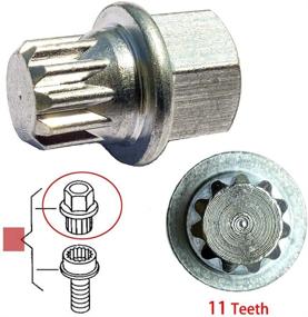 img 1 attached to CNUPSM 11-Шлицевый адаптер замка против угона колесного гайкового ключа - Совместим с ABC1 11-зубцовым (острым) 8D0601139