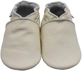 img 3 attached to YIHAKIDS Toddler Leather Moccasins Slippers Boys' Shoes | Best Slippers for Toddlers