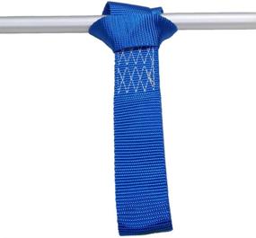 img 2 attached to Amazon Basics Blue Soft Loop Motorcycle 🏍️ Tie Down Straps, Pack of 4 - Enhanced SEO