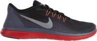 nike men's running shoes in black anthracite: ultimate athletic performance logo