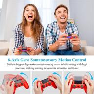 🎮 red wireless gamepad controller for ps4/slim/pro, bluetooth with vibration turbo, built-in speaker, usb cable, mini led indicator logo