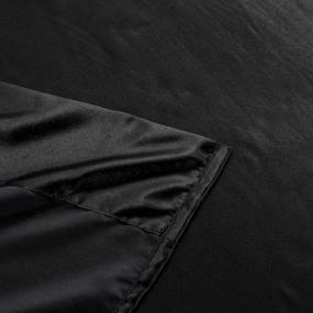 img 1 attached to Sheets Size（3Pieces Black） Pockets Pillowcase（Black，Twin）