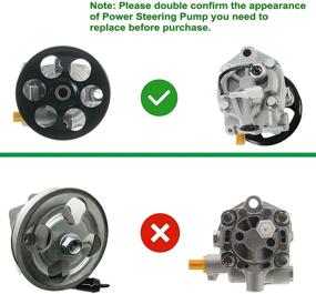 img 3 attached to 🔧 High-Quality Power Steering Pump with Pulley Assembly for Subaru Forester 2009-2010 & Impreza 2008-2012 H4 2.0L 2.5L - Ensuring Optimal Steering Performance