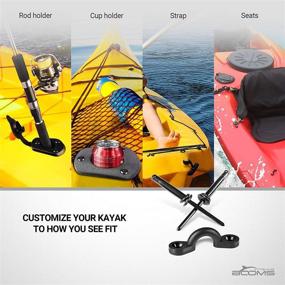 img 3 attached to 🚣 Black Kayak Pad Eye Tri-Grip Rivet Kit - Booms Fishing MA1