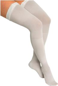 img 2 attached to 🩺 ITA-MED Anti-Embolism Thigh Highs, 18 mmHg Compression Stockings with Opening, Medical Support Hose for Varicose Veins, Edema, Swelling, Soreness, Pains, and Aches - XL