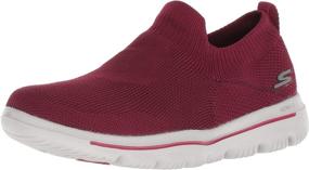 img 4 attached to Stylish Skechers Performance Evolution Sneaker Raspberry Men's Shoes - Superb Comfort and Performance!