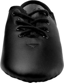 img 3 attached to 👞 Linodes Leather Lace Up Unisex Jazz Shoe: Premium Dance Shoes for Women and Men