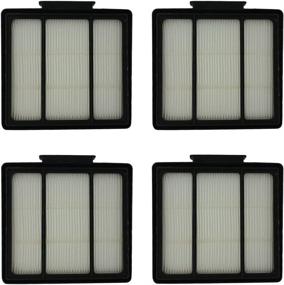 img 4 attached to Premium Pack of 4 Pre-Motor HEPA Filter Replacements for Shark ION Robot Vacuum Cleaner - Fits 🔍 RV700_N, RV720_N, RV850, RV851WV, RV850BRN/WV - Part # RVFFK950 - Also Compatible with Shark IQ Robot R101AE, RV1001AE, UR1005AE