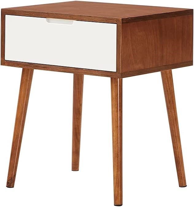 kimou nightstand drawers mid century furniture 로고