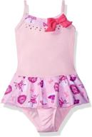 👗 jacques moret leotard skirtall medium girls' clothing: comfort and style combined logo