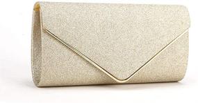 img 2 attached to 👝 Women's Prom Evening Clutch Purse, Sparkling Handbag with Detachable Chain for Wedding and Party – SEO-Optimized