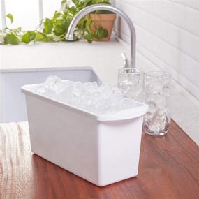 img 4 attached to 🧊 Sterilite 72508006 Ice Cube Organizer Bin, White, 6-Pack