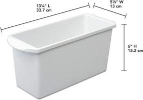 img 1 attached to 🧊 Sterilite 72508006 Ice Cube Organizer Bin, White, 6-Pack