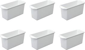 img 3 attached to 🧊 Sterilite 72508006 Ice Cube Organizer Bin, White, 6-Pack