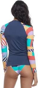 img 3 attached to EIDON Womens Parker Rashguard X Large Women's Clothing for Swimsuits & Cover Ups