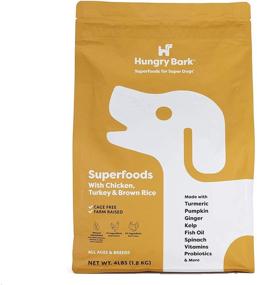 img 4 attached to Hungry Bark - Superfood-infused Premium Dry Dog Food for Small & Large Dog 🐾 Breeds, with Real Meat Proteins & Probiotics, in an Ultra Fresh Resealable Bag with Metallic Coating