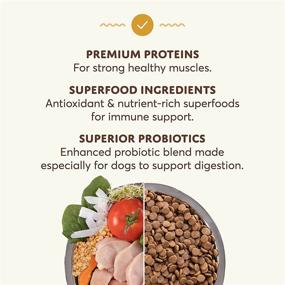 img 3 attached to Hungry Bark - Superfood-infused Premium Dry Dog Food for Small & Large Dog 🐾 Breeds, with Real Meat Proteins & Probiotics, in an Ultra Fresh Resealable Bag with Metallic Coating