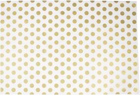 img 1 attached to CleverDelights Metallic Polka Premium Tissue