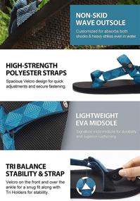 img 1 attached to Men's Outdoor Sandals 💪 - ATIKA Islander Trail Shoes
