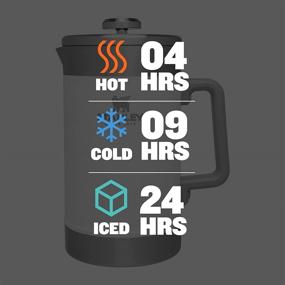 img 2 attached to ☕ Стэнли Heritage All-In-One Boil + Brewer Френч-пресс: Универсальный кофейный пресс без БПА на 48 унций для кофе, чая и супа