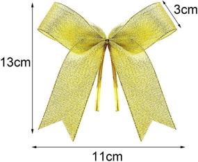 img 3 attached to Sumind Christmas Ribbon Wreath Decoration Seasonal Decor for Bows & Ribbons
