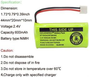 img 3 attached to GEILIENERGY Rechargeable Batteries Compatible BT 184342