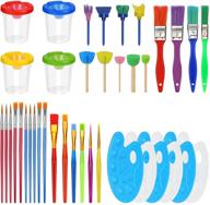 color you brushes painting supplies logo