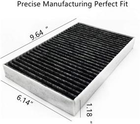 img 2 attached to 🔍 JOJOMARK Фильтр воздуха салона Tesla Model S (модели 2012-2015) - активированный уголь, высокое качество, прямое соответствие - 1035125-00-A