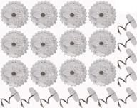 50 clear head twist pins for upholstery, slipcovers, and furniture – mini skater logo