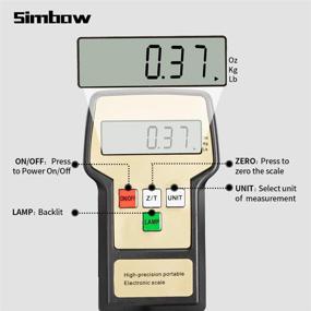 img 3 attached to Simbow 2021 Upgrade Portable Digital Refrigerant Electronic Scale - High Accuracy HVAC Weight Scale Charging Valve 220 lbs/100kgs with Carrying Case Included