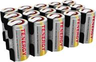 🔋 tenergy 2200mah sub c nicd battery: 1.2v flat top rechargeable sub-c cells with tabs (15-pack) - power tools & more! logo