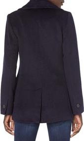 img 3 attached to Lark Ro Breasted Peacoat Charcoal Women's Clothing