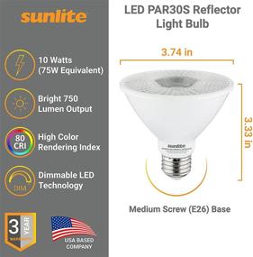 img 2 attached to 💡 Enhanced Performance Sunlite 40979 Par30 Short Dimmable: A Spotlight on Versatility and Dimming Abilities