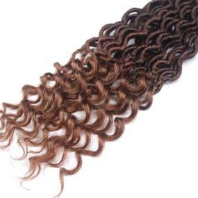 img 1 attached to New Style Dorsanee Goddess Faux Locs Crochet Hair: Bouncy and Fashionable Loc Hair Extension for Women (6Packs,T1B/30#)