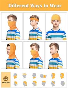 img 2 attached to Washable Balaclava for Girls: Reusable Protection Covering Accessory