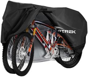 img 4 attached to 🚲 TOPTREK Bike Cover - Ultimate Waterproof & Anti-UV Outdoor Bicycle Storage for Rain, Sun, Snow, and Dust