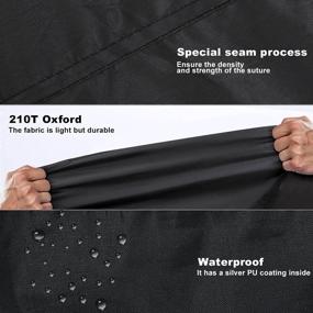 img 3 attached to 🚲 TOPTREK Bike Cover - Ultimate Waterproof & Anti-UV Outdoor Bicycle Storage for Rain, Sun, Snow, and Dust