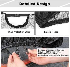 img 2 attached to 🚲 TOPTREK Bike Cover - Ultimate Waterproof & Anti-UV Outdoor Bicycle Storage for Rain, Sun, Snow, and Dust