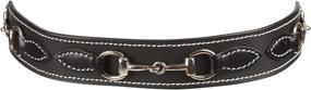 img 1 attached to 🐎 Premium Quality Huntley Equestrian Daisy Clipper Children's Leather Snaffle Bit Belt: Stylish and Functional Equestrian Accessory