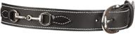 🐎 premium quality huntley equestrian daisy clipper children's leather snaffle bit belt: stylish and functional equestrian accessory логотип