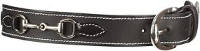 img 3 attached to 🐎 Premium Quality Huntley Equestrian Daisy Clipper Children's Leather Snaffle Bit Belt: Stylish and Functional Equestrian Accessory