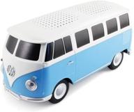 🚌 brisa vw collection - volkswagen samba bus t1 camper van bluetooth speaker: portable, wireless, and amazing sound quality with unique 1:20 scale blue & white design logo